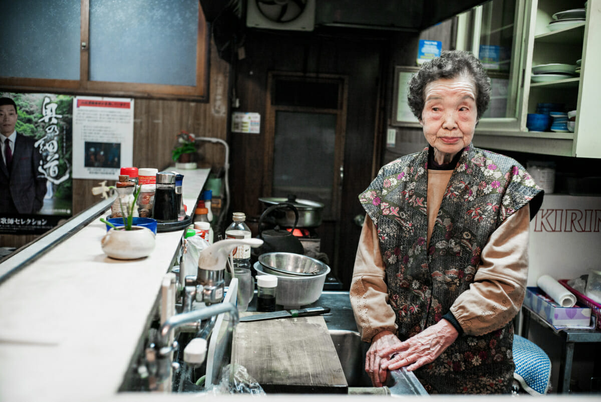 elderly Japanese portrait