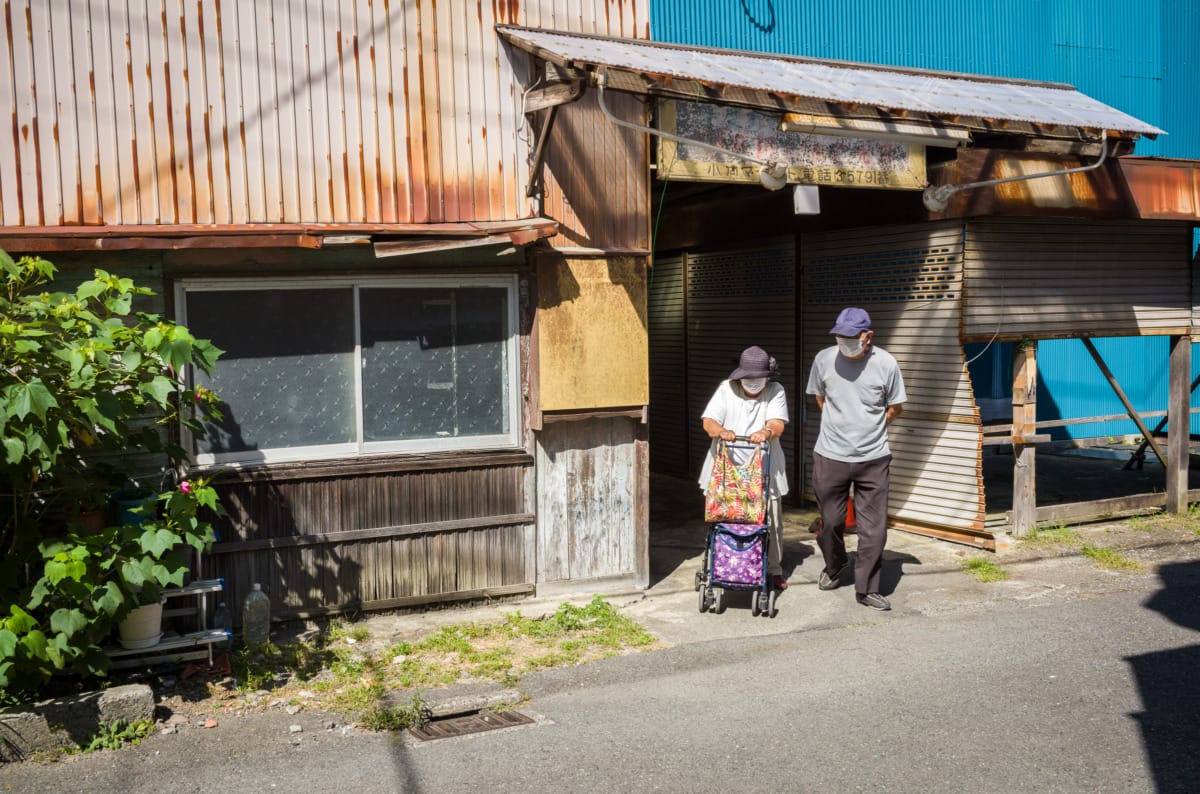 A Japanese shopping street from another time