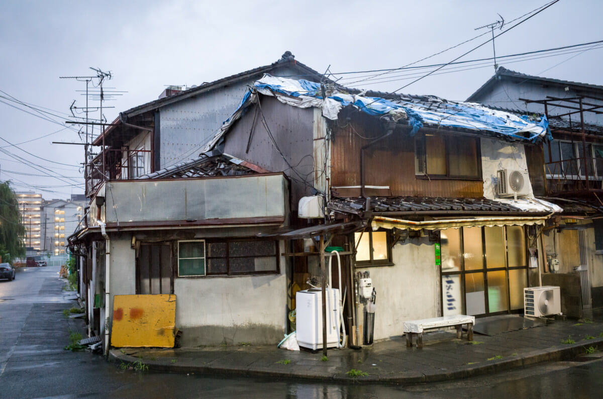 Kyoto old and traditional in the rain