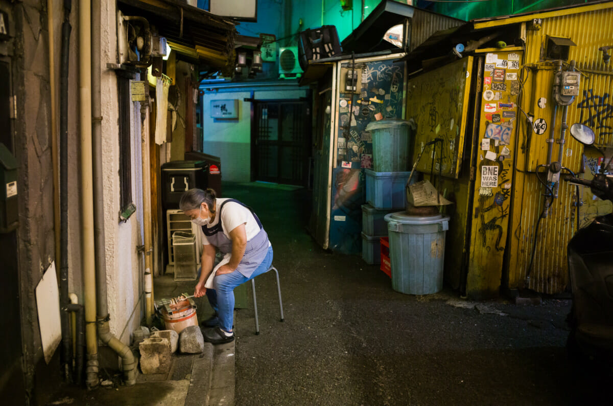 Late summer nights in Shinjuku