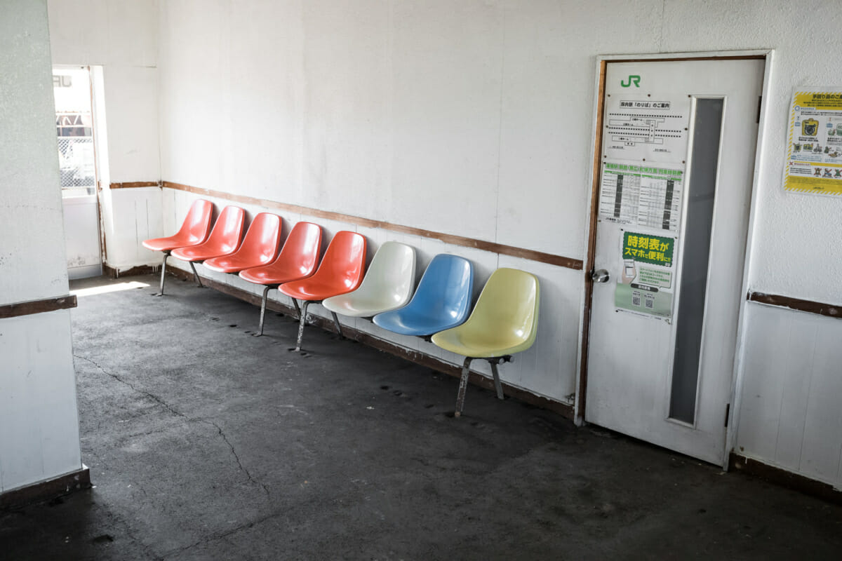 local train travel in rural Japan