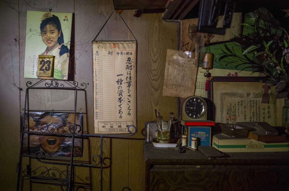 The overgrown beauty of a long abandoned Japanese shopping arcade