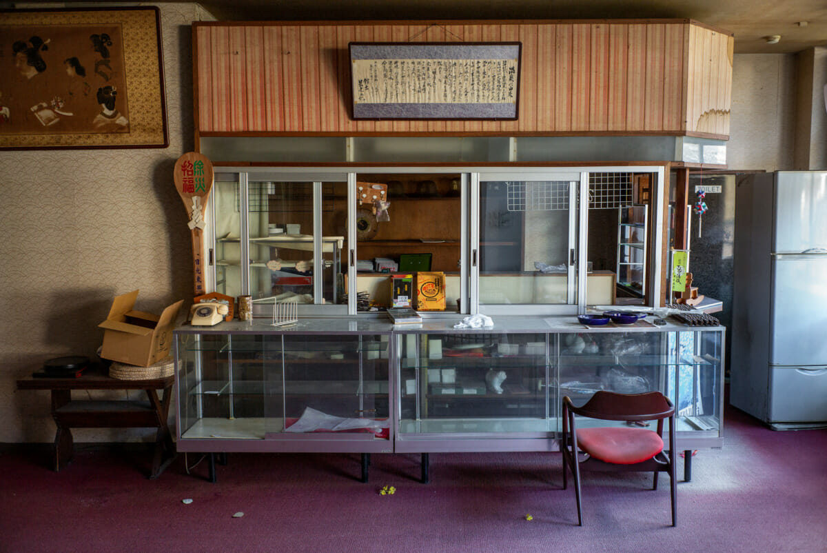 long-abandoned Japanese telephones