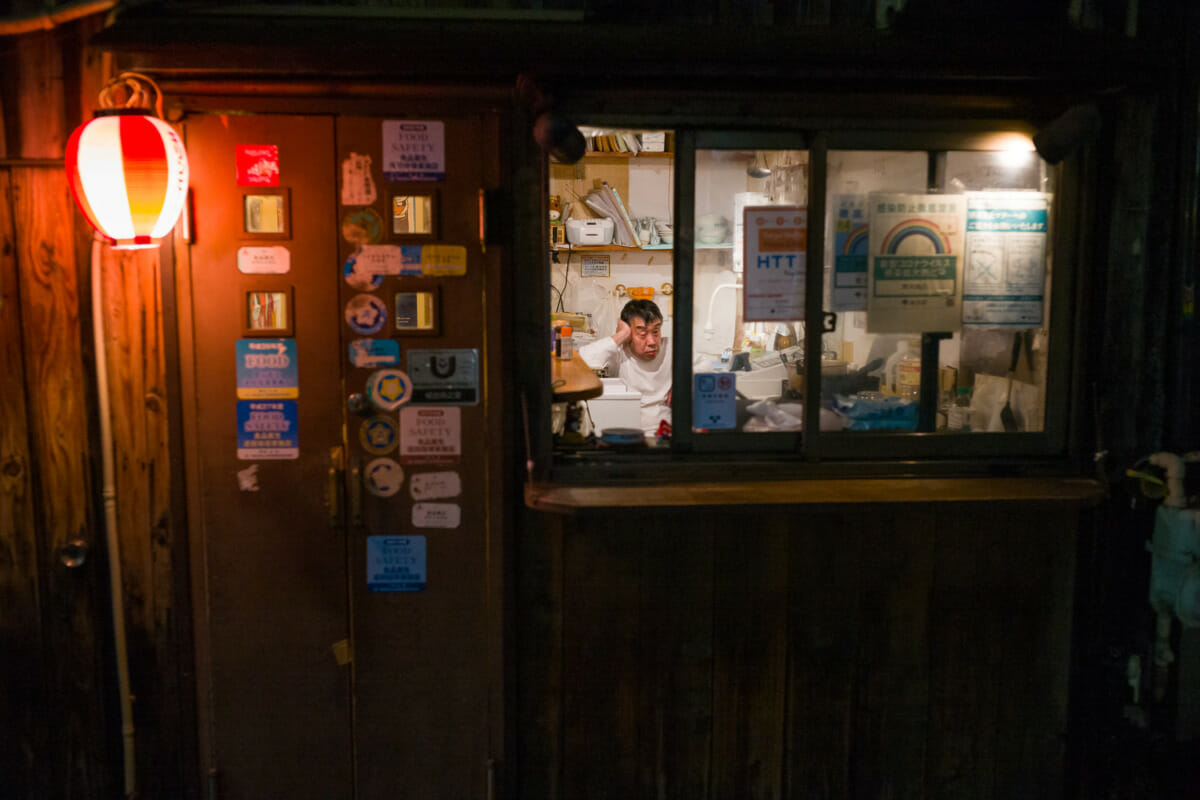 The light and warmth of little Japanese bars and eateries