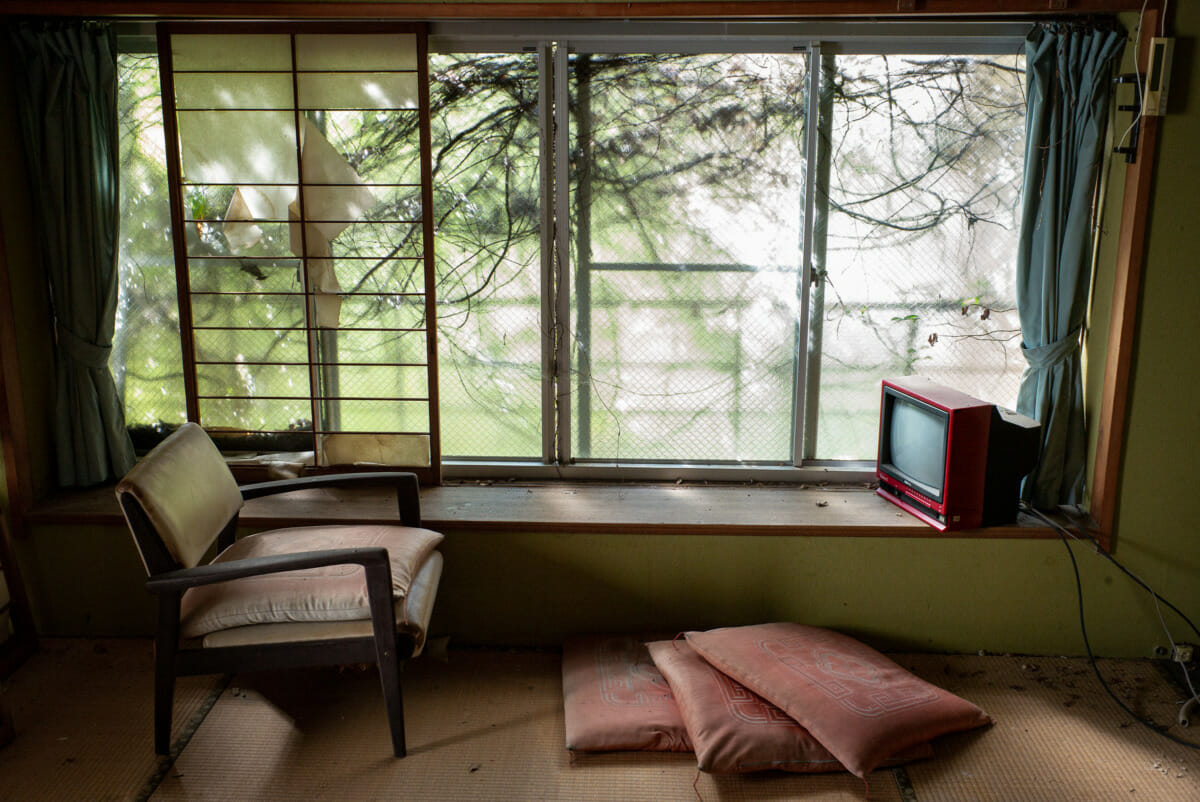 Old and long-abandoned Japanese televisions