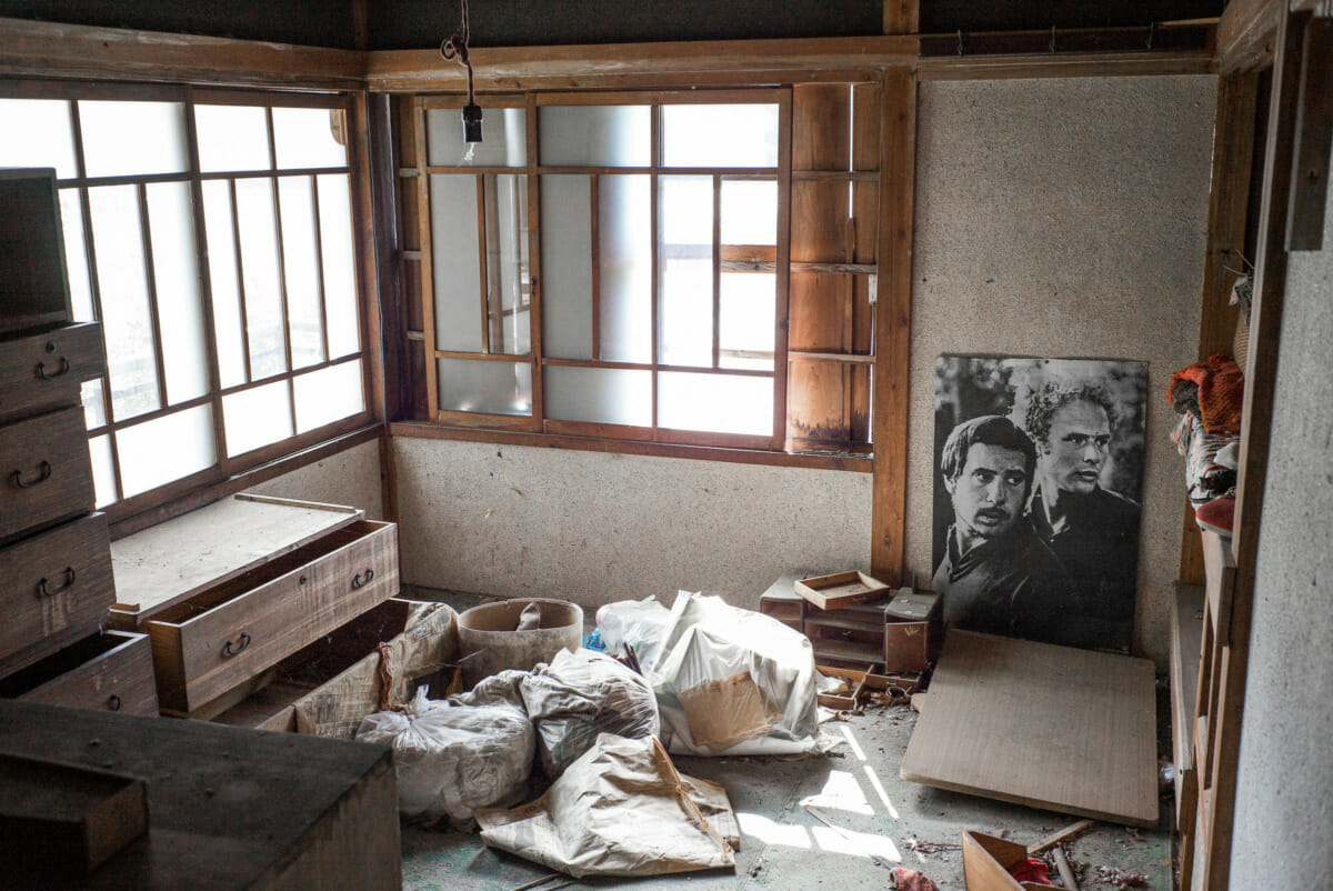 an old and abandoned Tokyo house