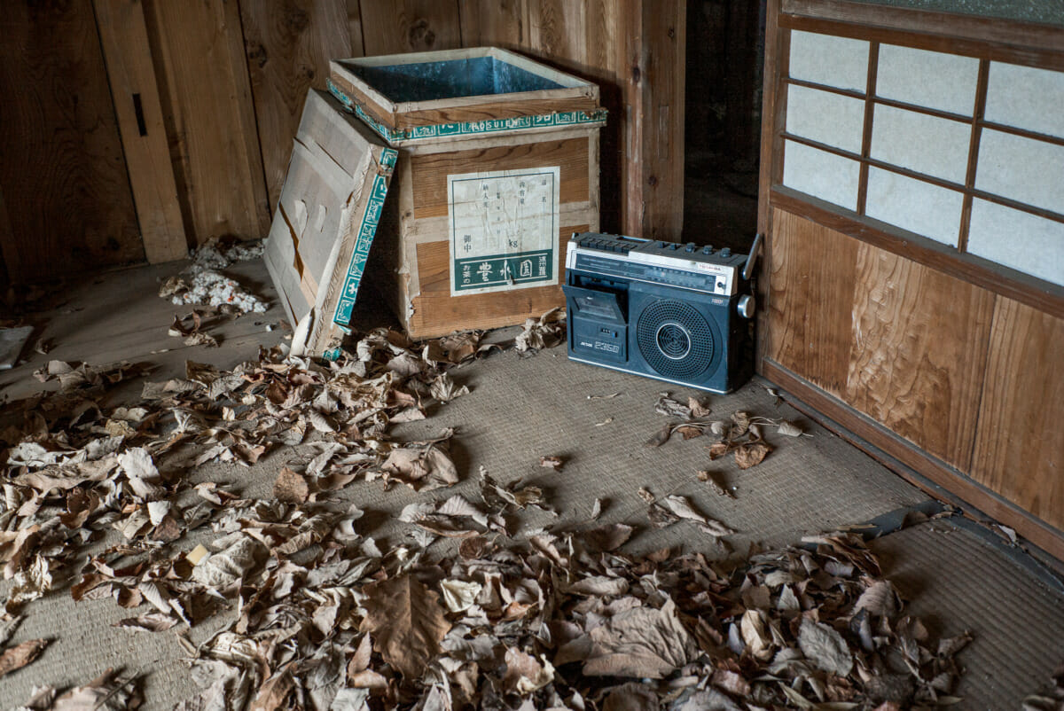 an old and abandoned Tokyo house