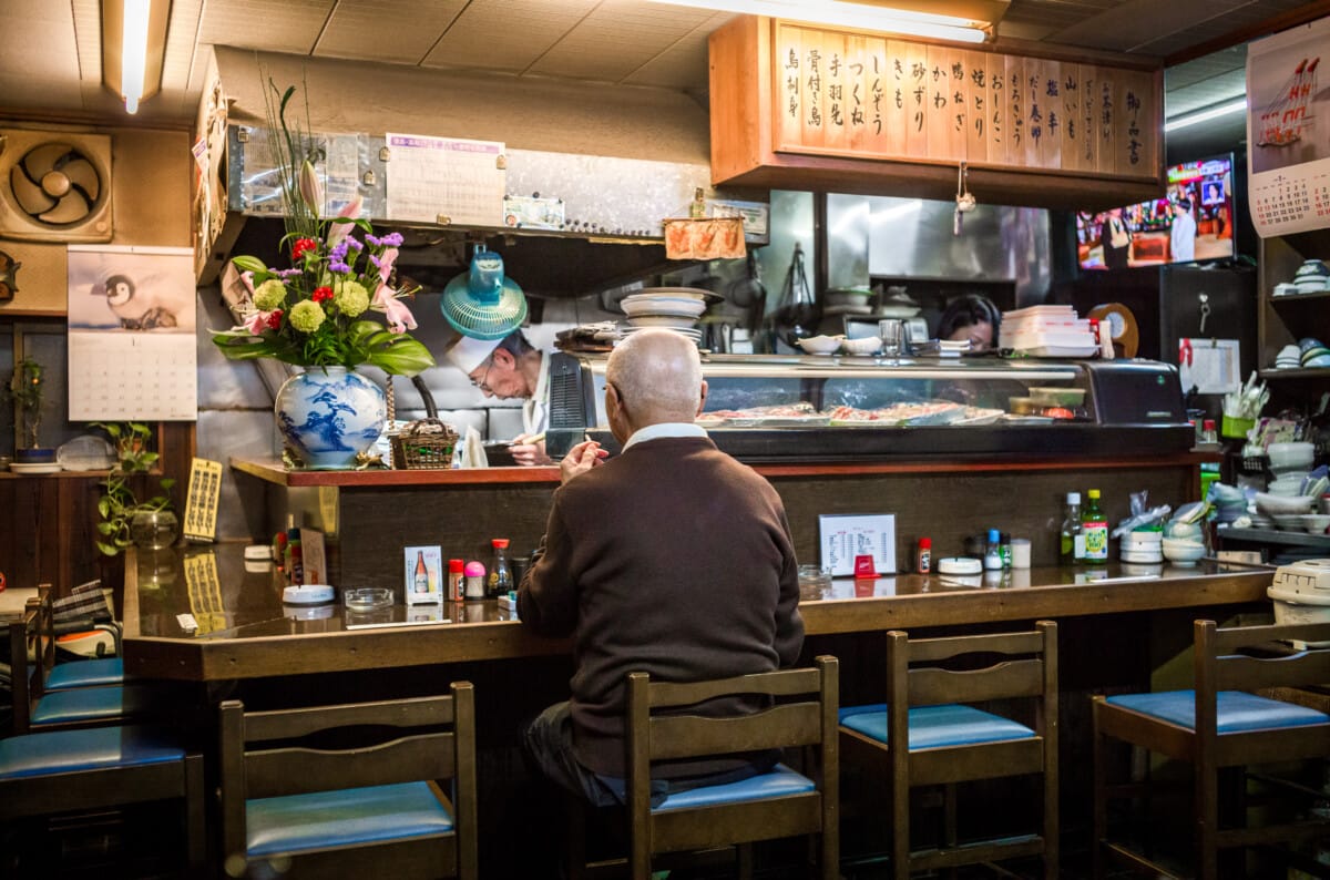 Old and dated scenes from a southern Japan city