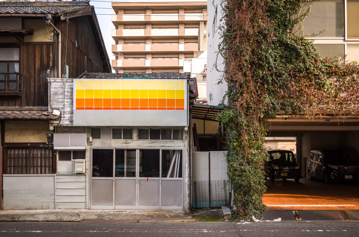 Old and dated scenes from a southern Japan city