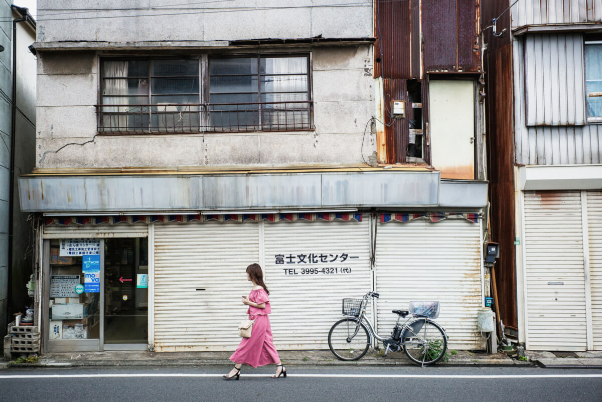 old and dilapidated Tokyo