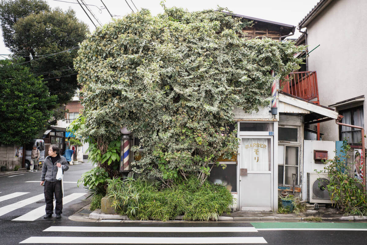 old faded and crumbling tokyo