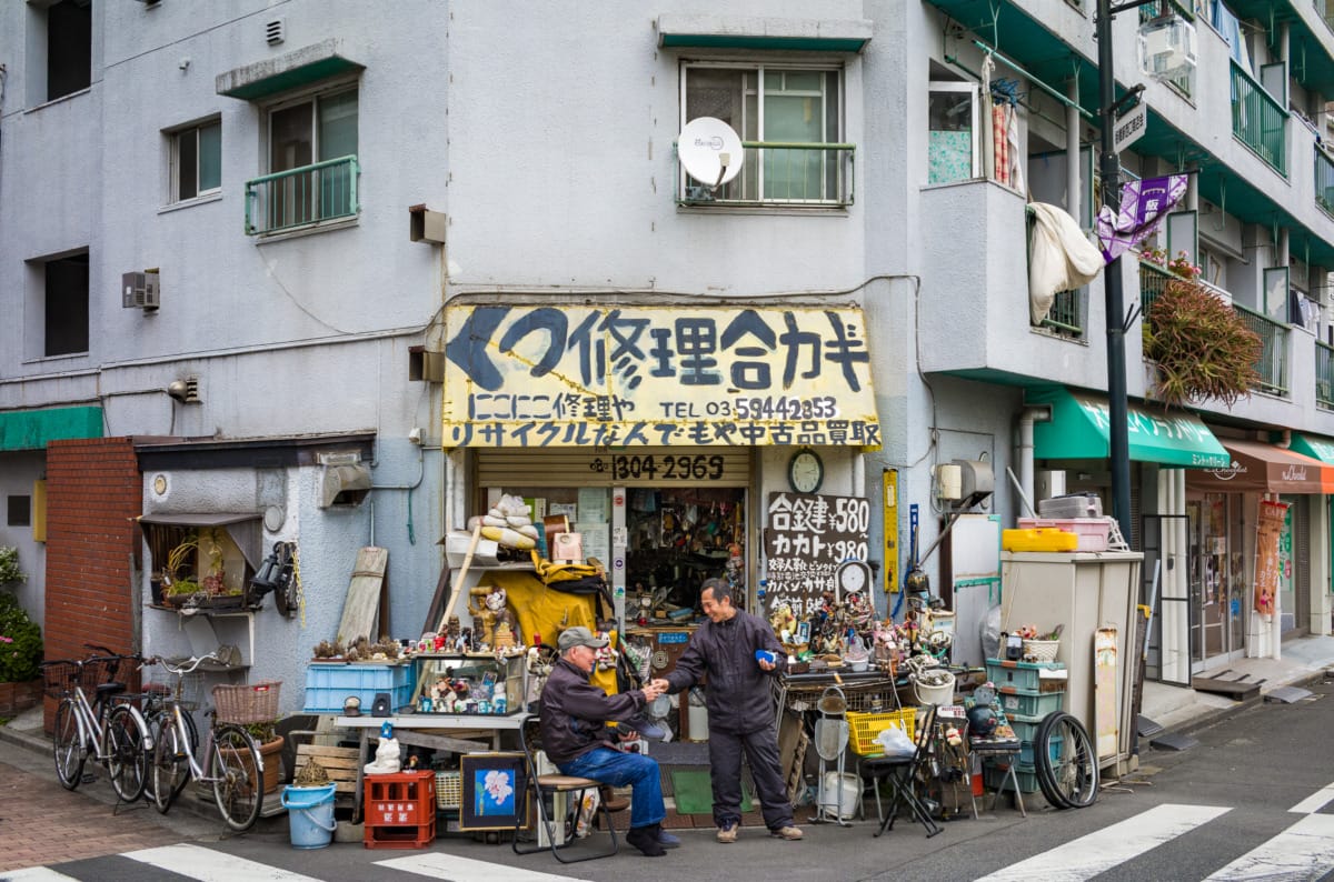 Dated Japanese shops