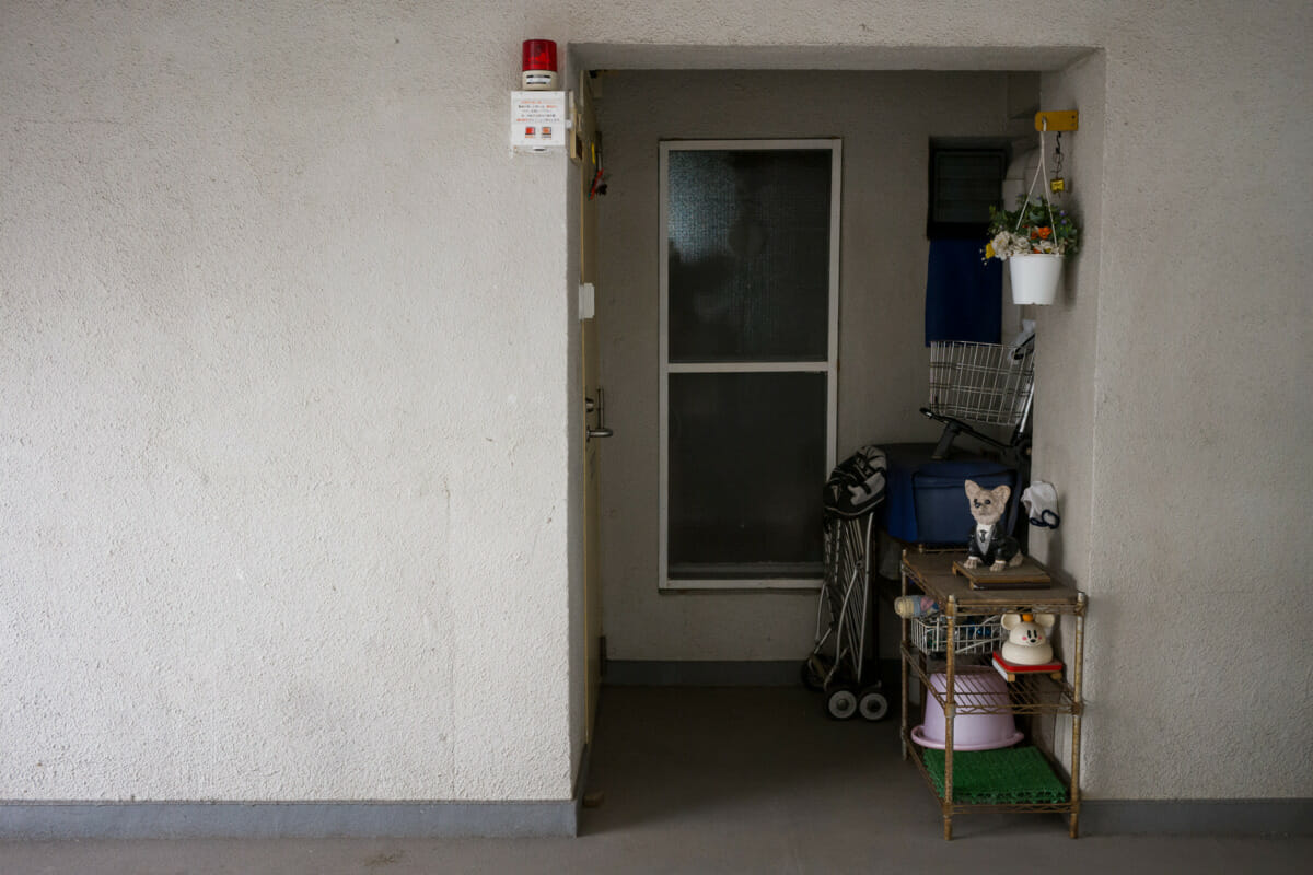 huge and dated Japanese tower blocks