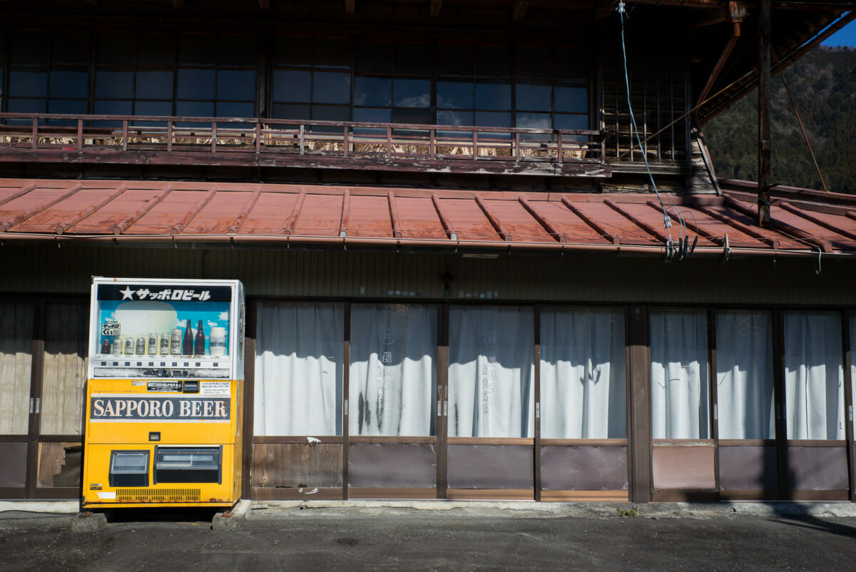 old and disused Japanese vending machines