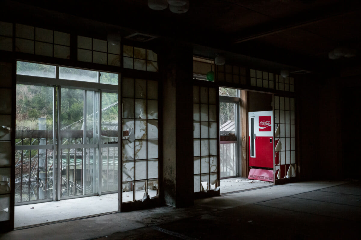 old and disused Japanese vending machines