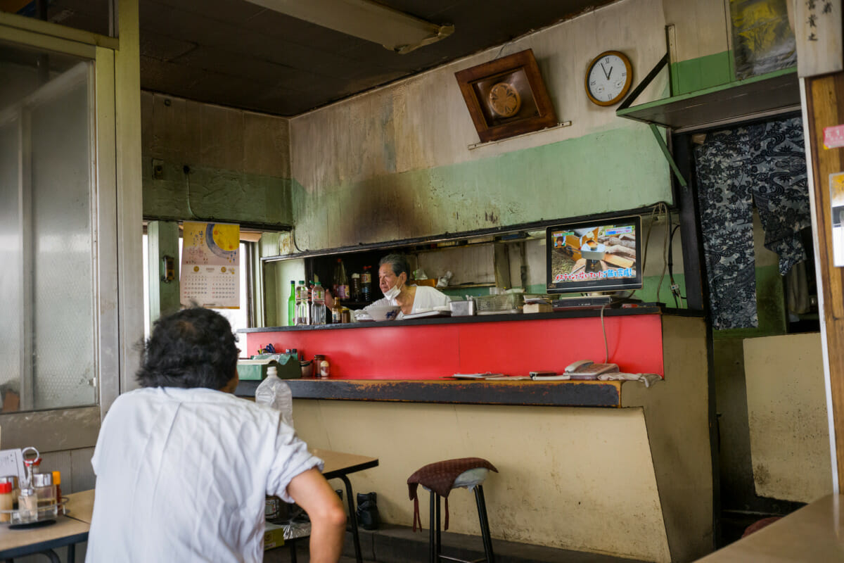 old and rickety Tokyo restaurant