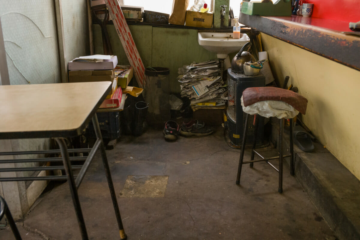 old and rickety Tokyo restaurant