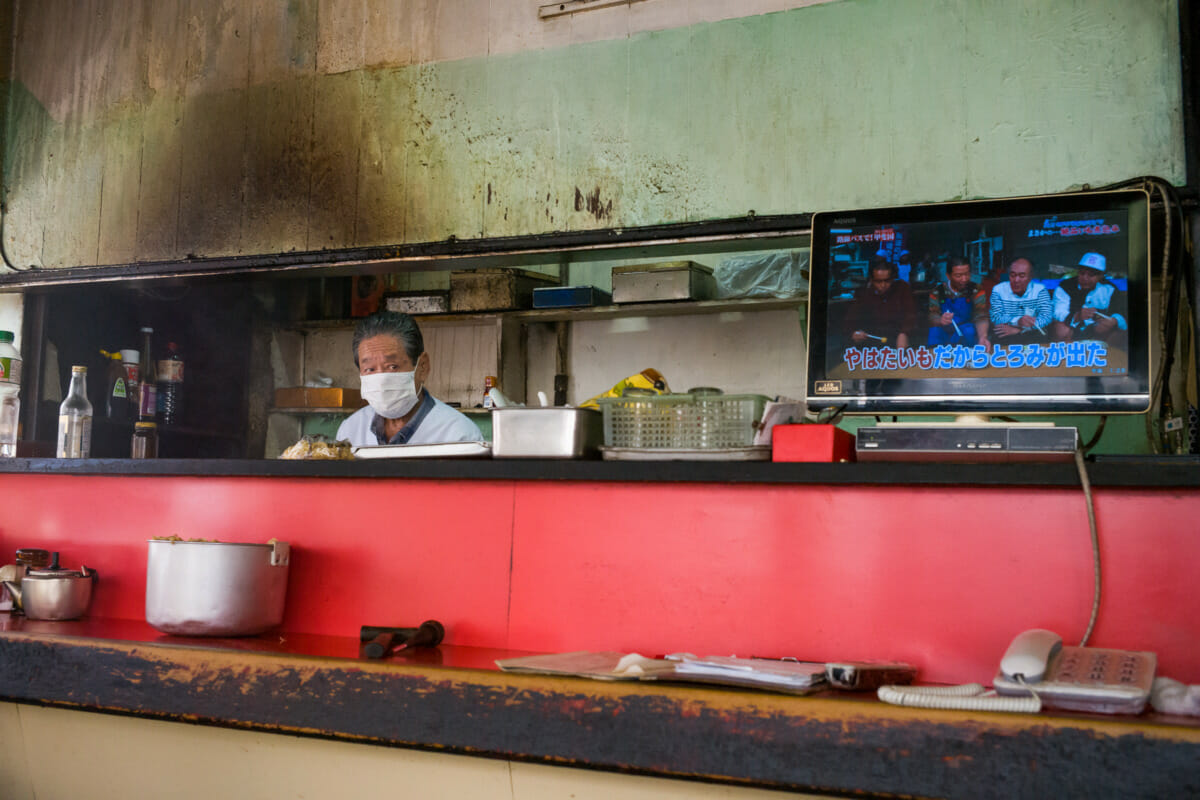 old and rickety Tokyo restaurant