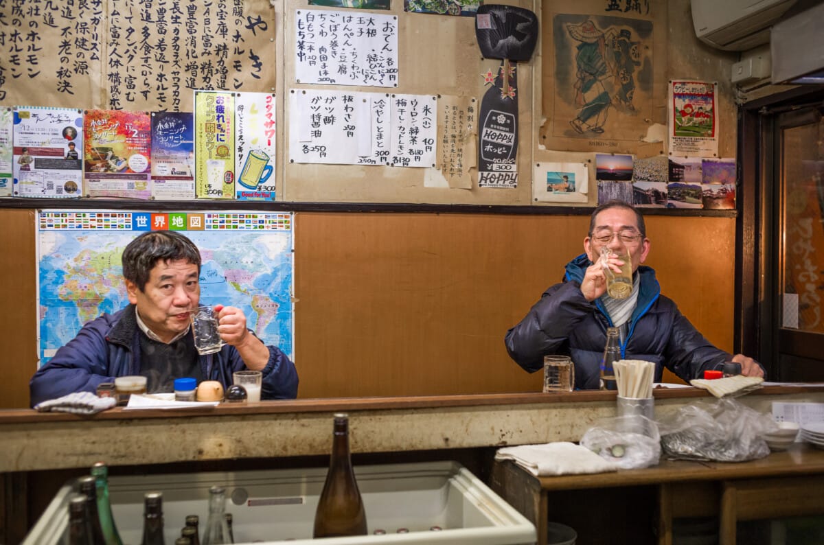 Old Tokyo bar looks and inexplicable opera glasses