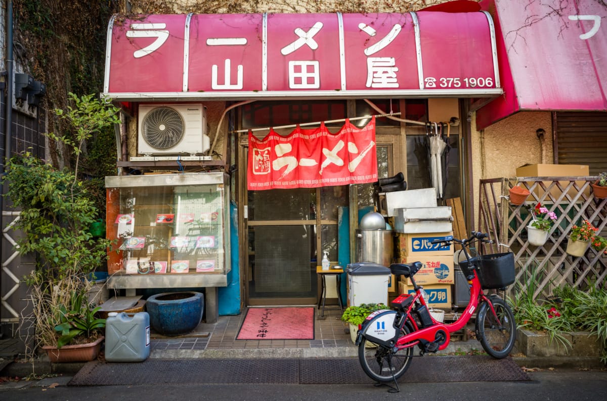 old and dated Tokyo restaurant