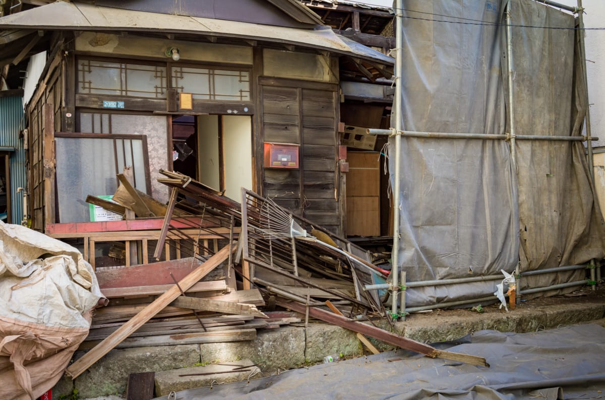 The sad demolition of a beautiful 100 year old house