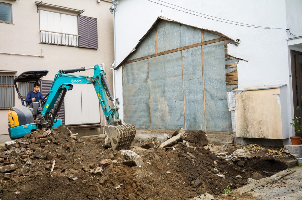 The sad demolition of a beautiful 100 year old house