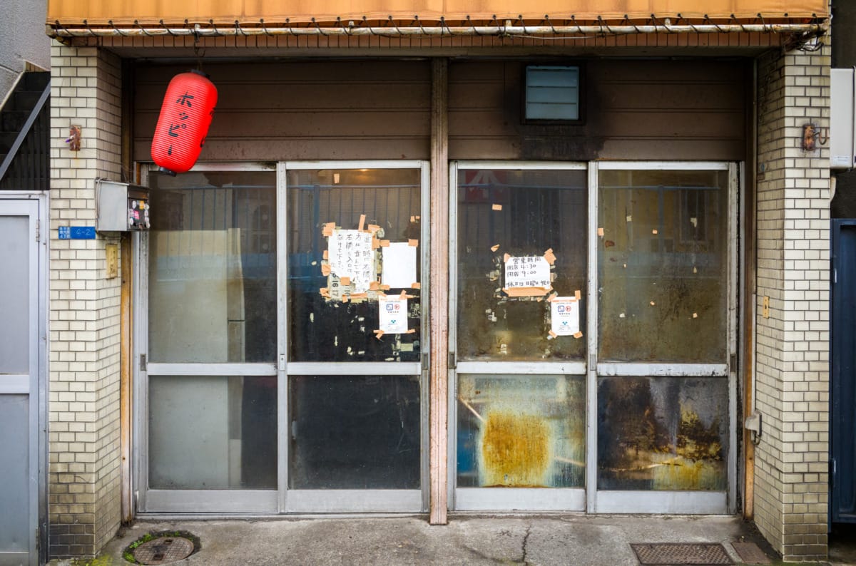 old Tokyo in the rain