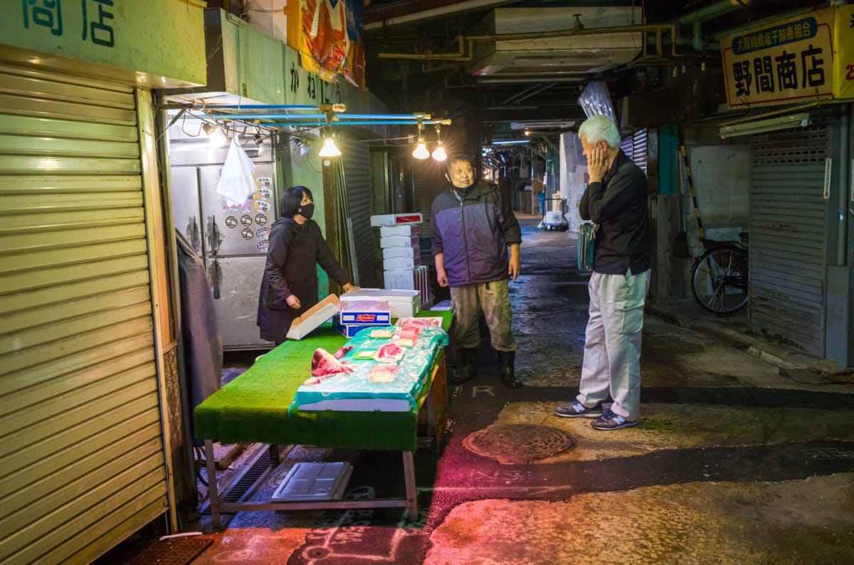 Osaka market scenes