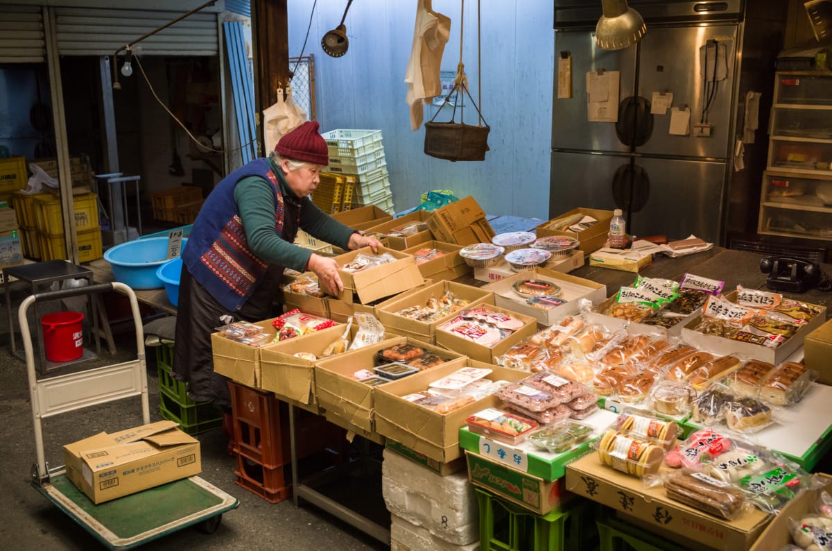 Osaka market scenes