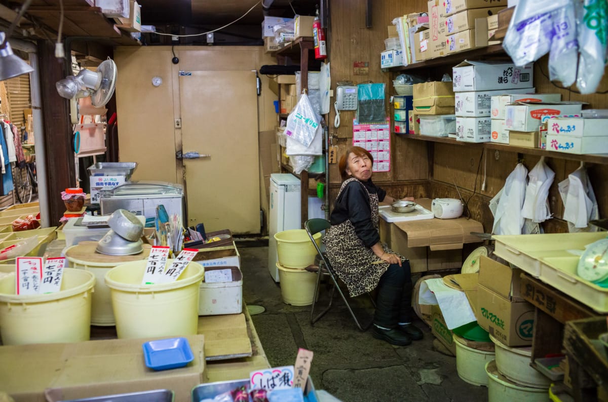 Osaka market scenes