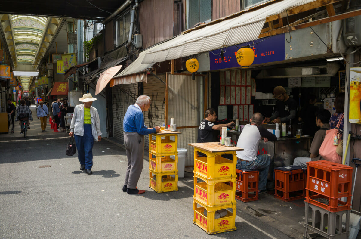 Osaka contrasts