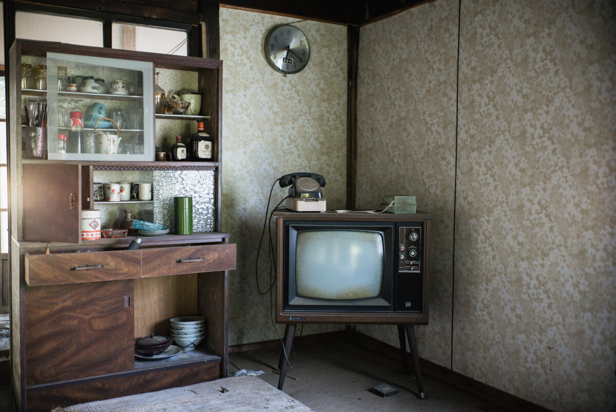 a quiet and abandoned japanese village