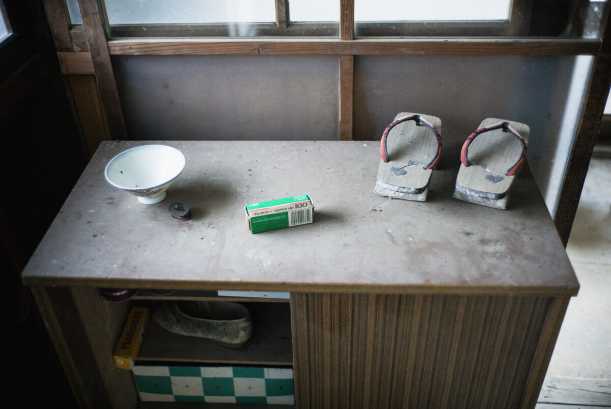 a quiet and abandoned japanese village