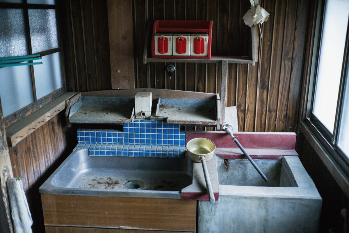 a quiet and abandoned japanese village