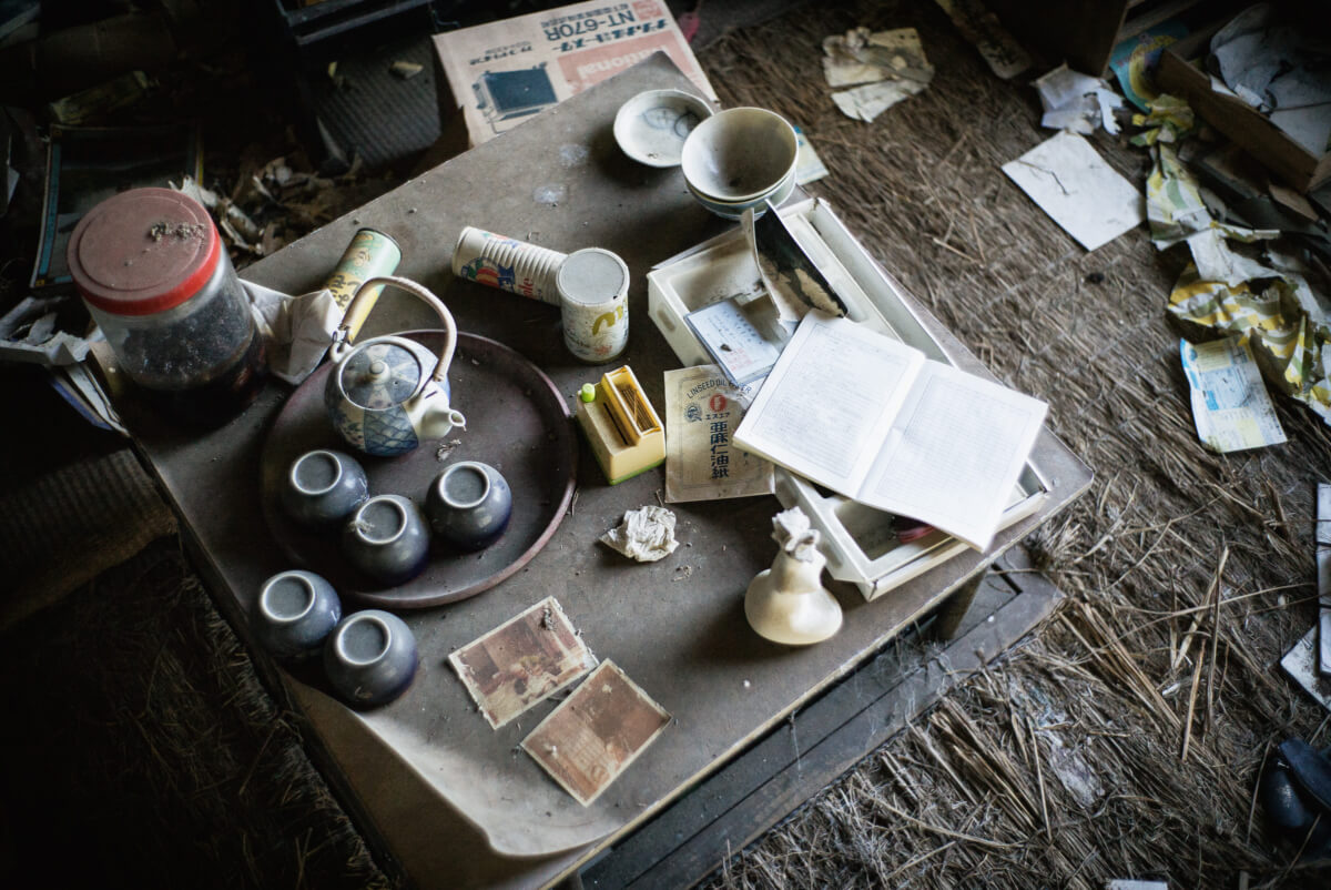 a quiet and abandoned japanese village