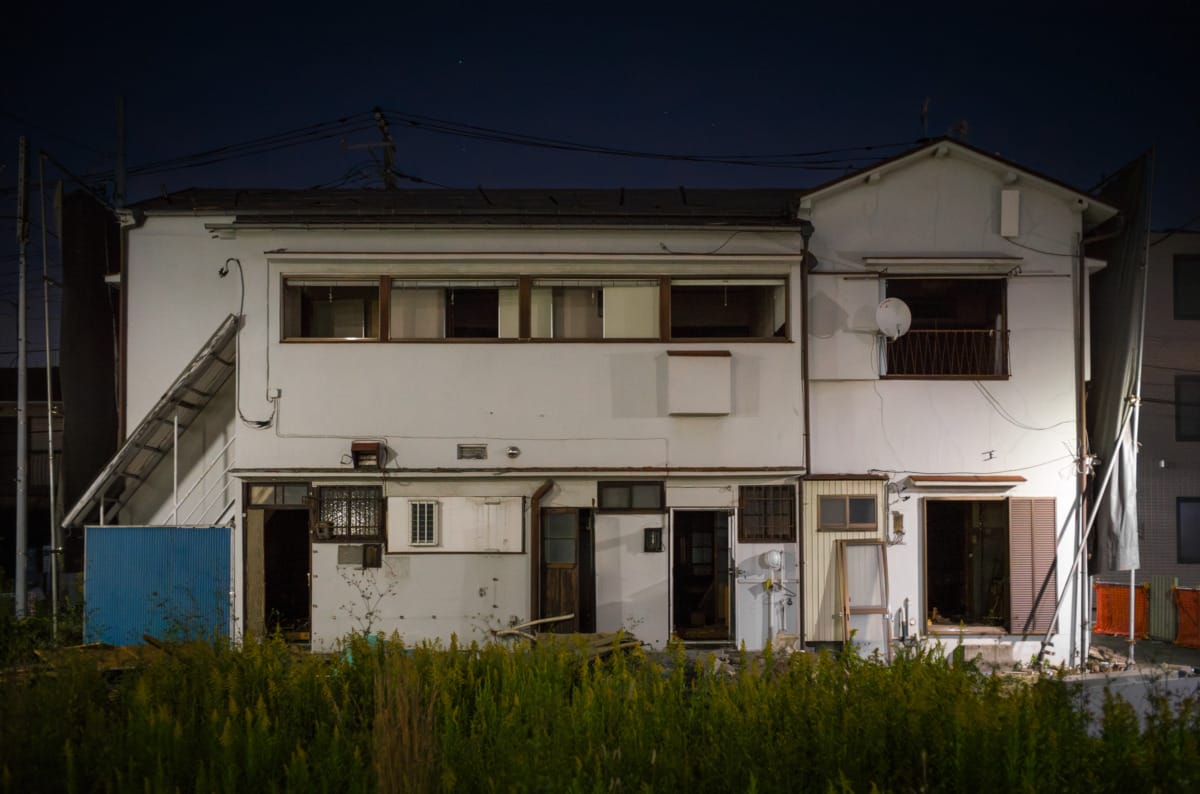 Quiet eastern Tokyo scenes after dark