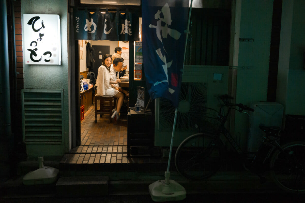 quiet Shinjuku scenes