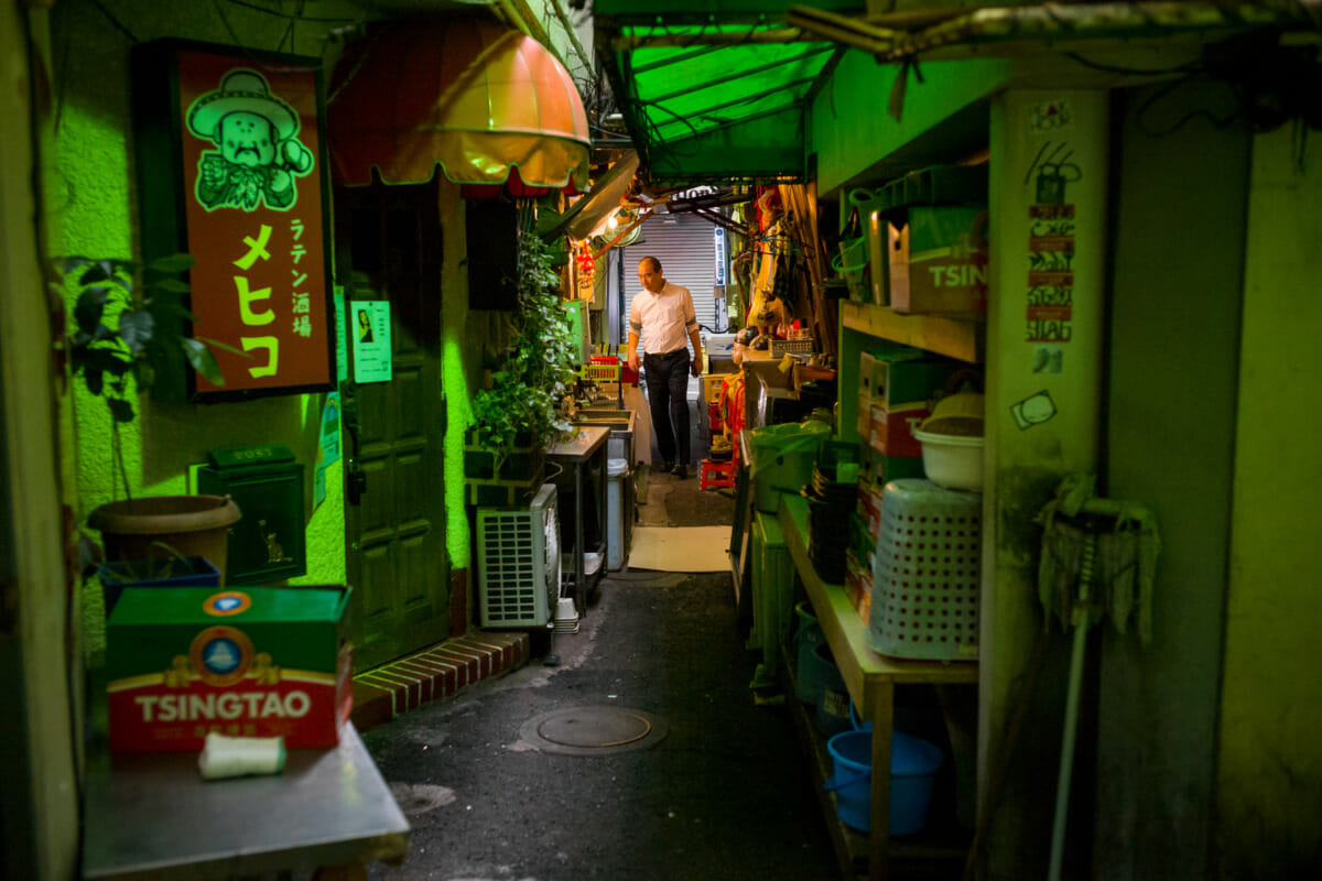 quiet Shinjuku scenes