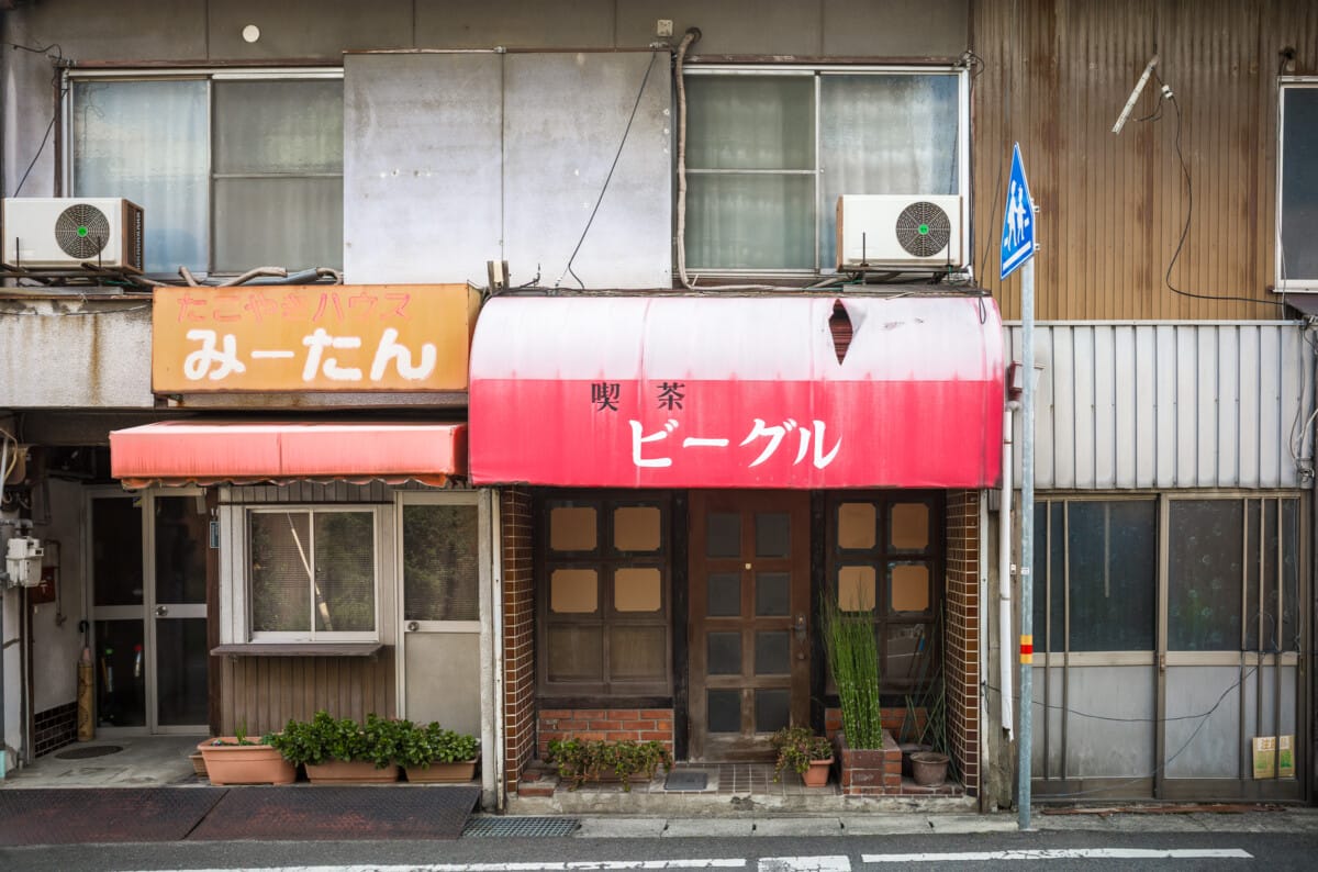 Faded scenes from the edge of a Japanese city