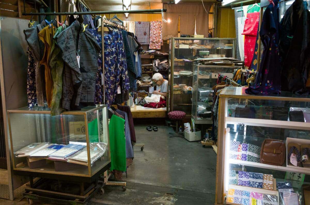 Old and dated Japanese shops of the past still functioning in the present