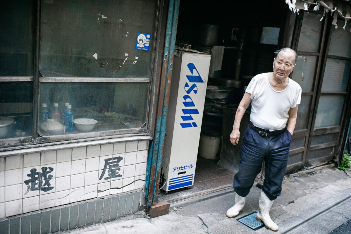 Tokyo side street portrait