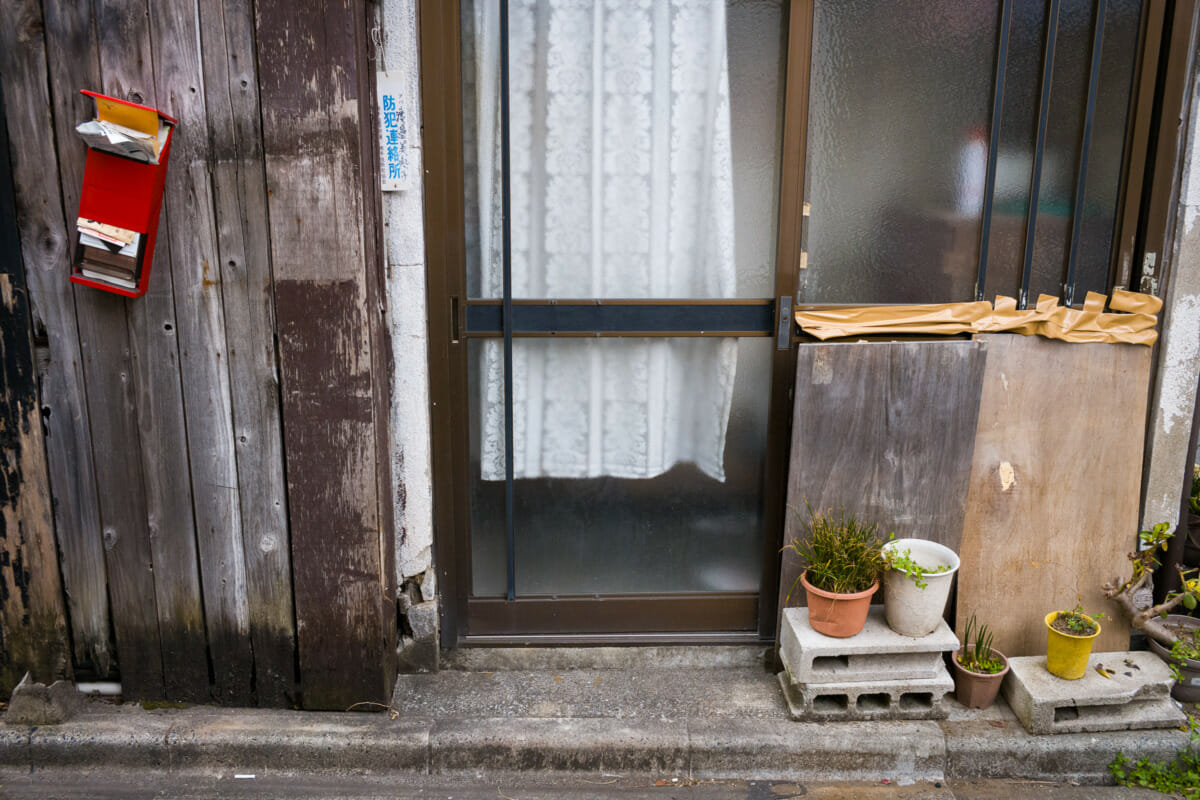 packed Tokyo post boxes