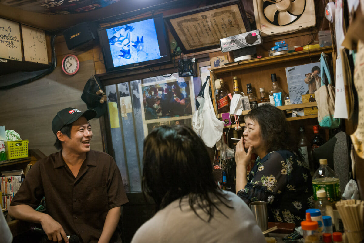 the demolition of Tateishi's drinking alleyways