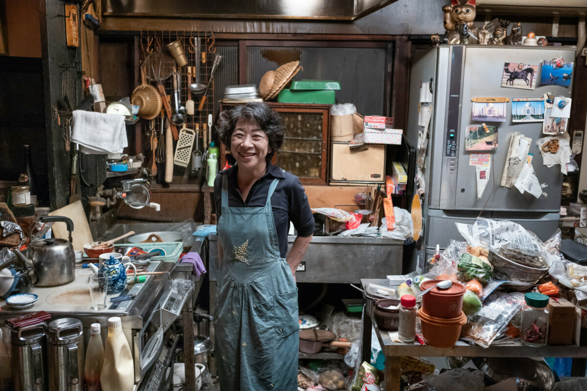 The most cluttered bar in Tokyo