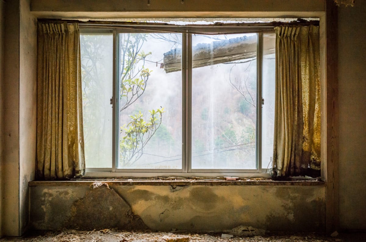 A long abandoned housing complex and the passage of time