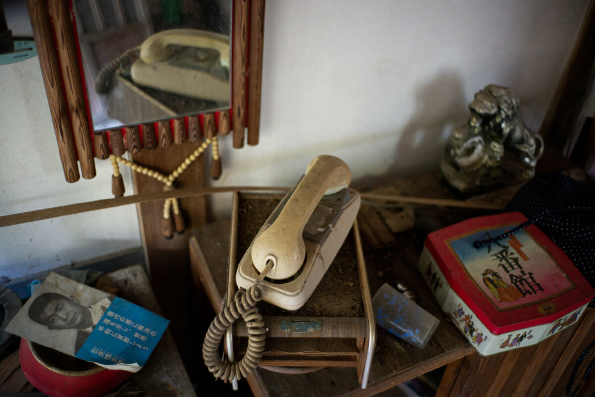 The silent homes of a long-abandoned Japanese mountain village