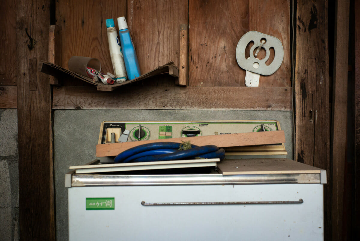 The silent homes of a long-abandoned Japanese mountain village