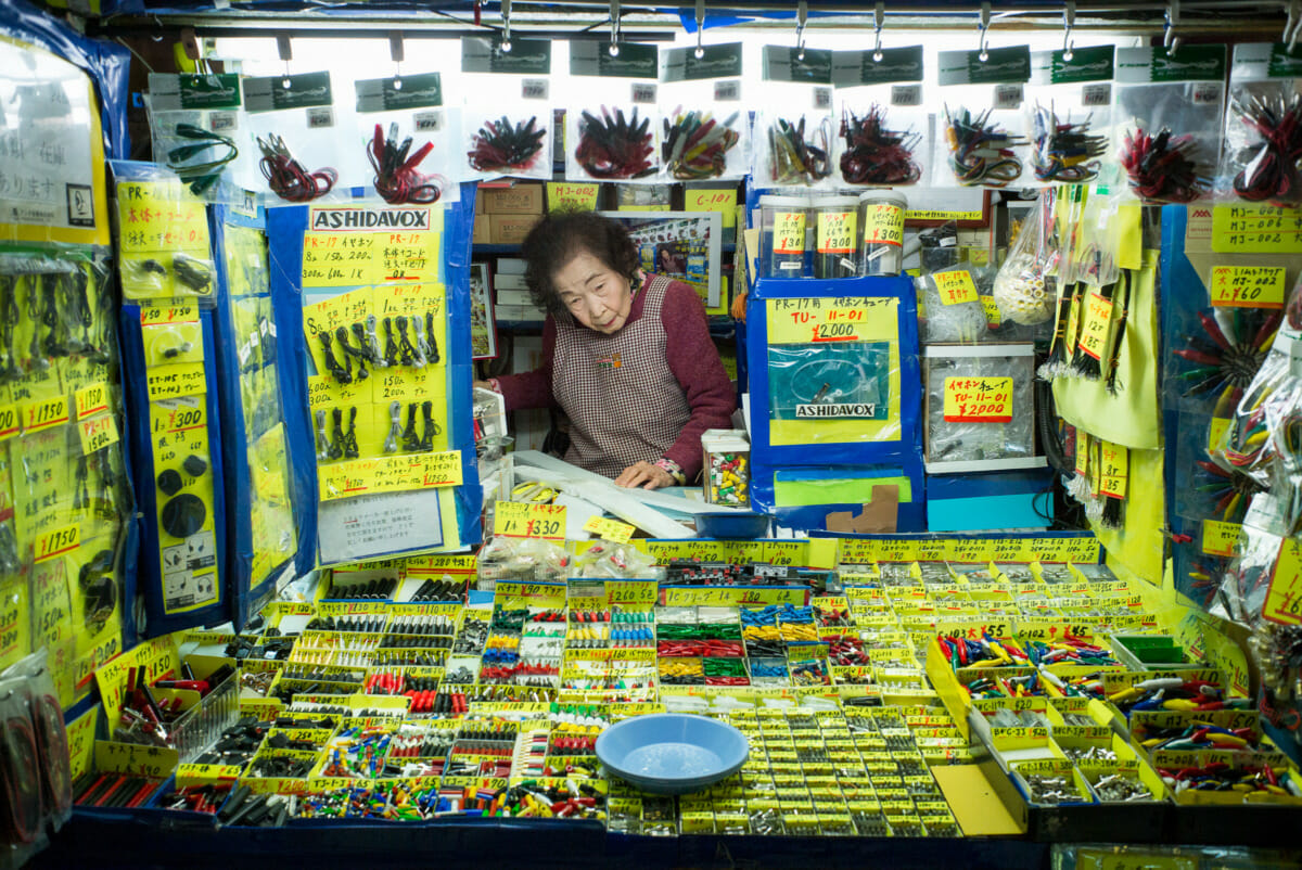 tiny Akihabara electronics shop