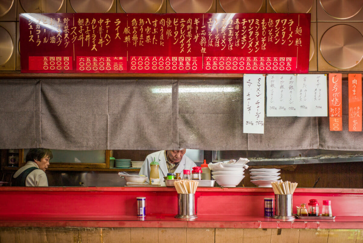 old style Tokyo Chinese restaurant