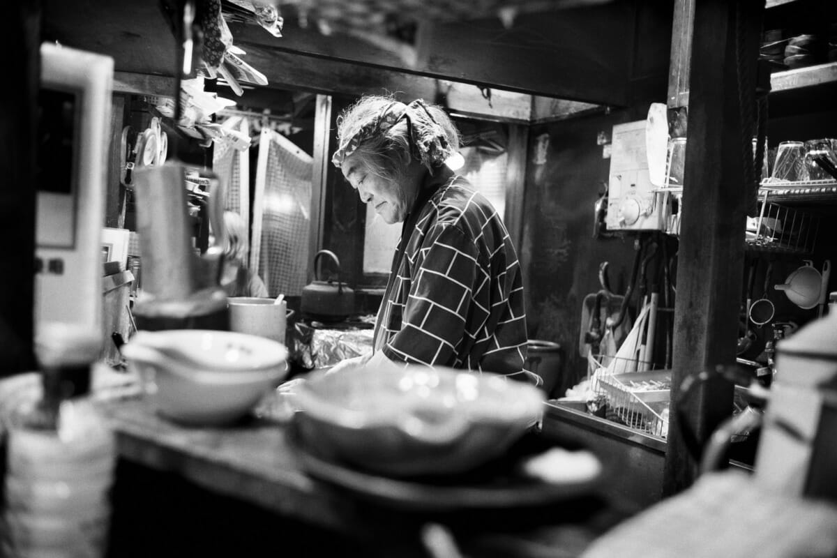 The clutter and calm of a little Tokyo bar